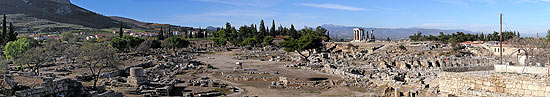 Panoramic view from Lechaion Road